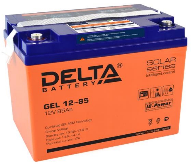 Аккумулятор Delta GEL 12-85 12В/85Ач